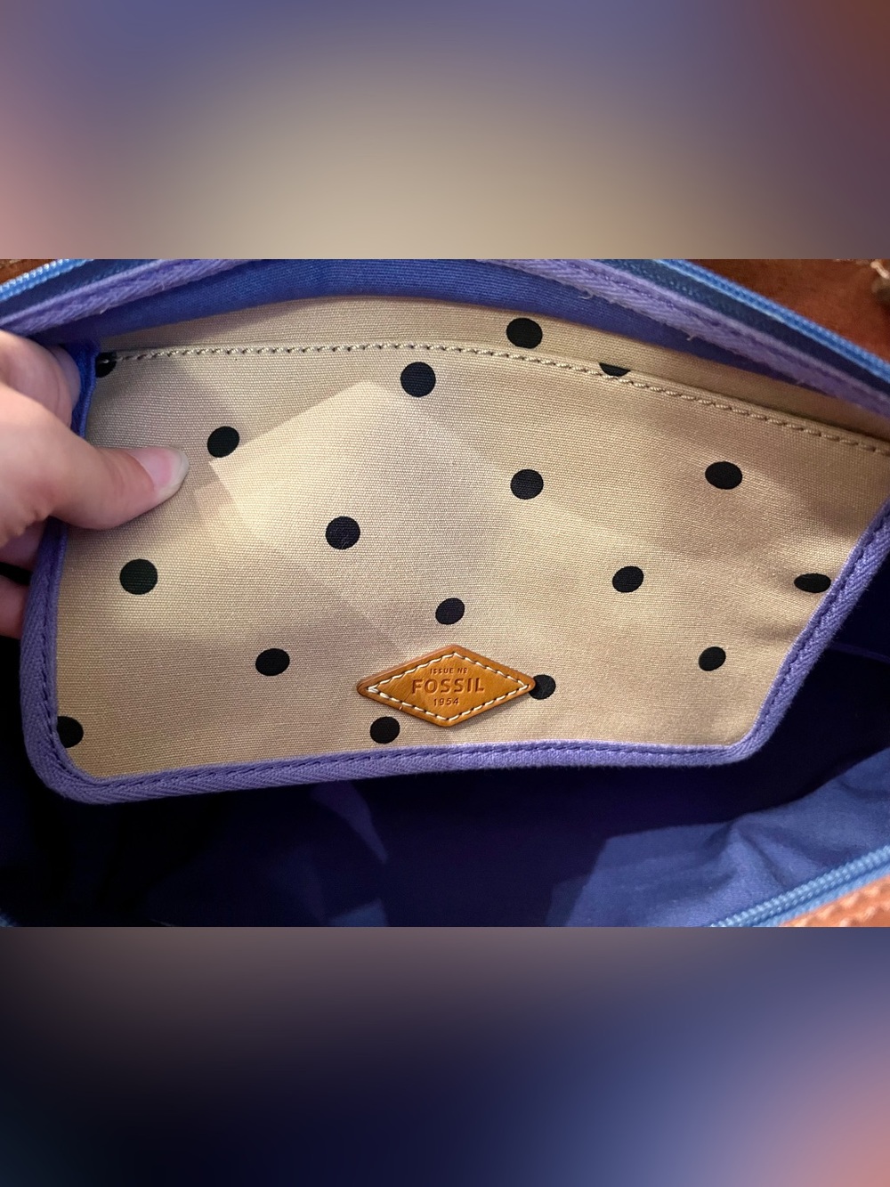 Fossil Passport Satchel Laptop Bag - Picture 6 of 7